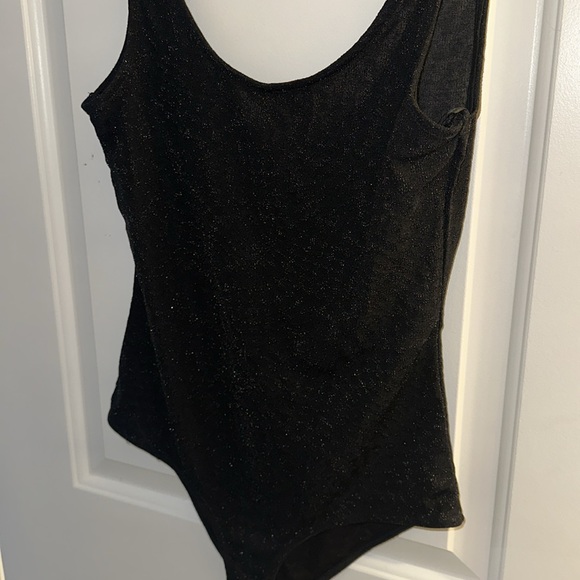 NWT Zara Sparkly Shimmer Knit Bodysuit - Picture 2 of 12